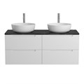 Тумба с четырьмя ящиками и столешницей подвесная BelBagno ETNA 120 Bianco Lucido 202736 Тумба с четырьмя ящиками и столешницей подвесная BelBagno ETNA 120 Bianco Lucido 202736