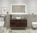Тумба со столешницей и накладной раковиной подвесная BelBagno ETNA 120 Rovere Moro 202732 Тумба со столешницей и накладной раковиной подвесная BelBagno ETNA 120 Rovere Moro 202732