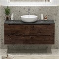 Тумба со столешницей и накладной раковиной подвесная BelBagno ETNA 120 Rovere Moro 202732 Тумба со столешницей и накладной раковиной подвесная BelBagno ETNA 120 Rovere Moro 202732
