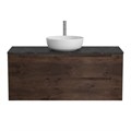 Тумба со столешницей и накладной раковиной подвесная BelBagno ETNA 120 Rovere Moro 202732 Тумба со столешницей и накладной раковиной подвесная BelBagno ETNA 120 Rovere Moro 202732