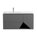 Тумба с раковиной подвесная CEZARES Collection 1973 105 Grigio Nuvola 200951