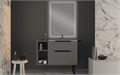 Тумба с раковиной подвесная CEZARES URBAN 74 Grigio Opaco 200941