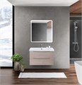 Тумба с раковиной подвесная BelBagno MARINO-CER 70 Rovere Grigio, раковина белая 200593