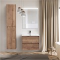 Тумба с раковиной подвесная BelBagno KRAFT 70 Rovere Tabacco, раковина белая 194022