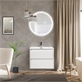 Тумба с раковиной подвесная BelBagno KRAFT 60 Bianco Opaco, раковина белая 194000