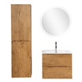 Тумба с раковиной подвесная BelBagno ETNA 39 50 Rovere Nature, раковина белая 193950