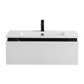 Тумба с раковиной подвесная CEZARES SLIDER 80 Bianco Opaco, раковина белая 190690