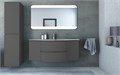 Тумба с раковиной подвесная CEZARES VAGUE 138 Grigio Talpa Opaco 190491