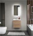 Тумба с раковиной подвесная BelBagno MARINO-CER-MINI 50 Rovere Bianco, раковина белая 202857