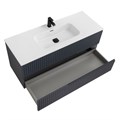 Тумба с раковиной подвесная CEZARES DUET-N 120 Grafito, раковина белая CZR-8095-120 190851