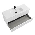 Тумба с раковиной подвесная CEZARES DUET-N 120 Bianco Opaco, раковина белая CZR-8095-120 190850