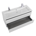 Тумба с раковиной подвесная CEZARES PLANE 120 Bianco Lucido, раковина белая CZR-8070-120-1-2 190755