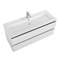 Тумба с раковиной подвесная CEZARES PLANE 120 Bianco Lucido, раковина белая CZR-8070-120 190754