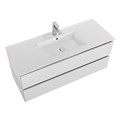 Тумба с раковиной подвесная CEZARES PLANE 120 Bianco Lucido, раковина белая CZR-8002-120 190753