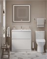 Тумба с раковиной напольная BelBagno KRAFT 39 80 Bianco Opaco, раковина белая BB-8099-3-80 202612