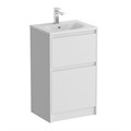 Тумба с раковиной напольная BelBagno KRAFT 39 50 Bianco Opaco, раковина белая BB-8099-3-50 202606