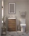 Тумба с раковиной напольная BelBagno KRAFT 39 50 Rovere Tabacco, раковина белая BB-8099-3-50 202605