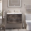 Тумба с раковиной подвесная BelBagno KRAFT 39 80 Pino Pasadena, раковина белая BB-8099-3-80 202603