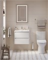 Тумба с раковиной подвесная BelBagno KRAFT 39 70 Bianco Opaco, раковина белая BB-8099-3-70 202595