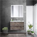 Тумба со стеклянной раковиной подвесная BelBagno KRAFT 80 Pino Pasadena, раковина белая 200474