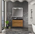Тумба с раковиной подвесная BelBagno MARINO-H60 80 Rovere Nature, раковина черная 200279