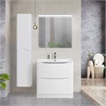 Тумба с раковиной напольная BelBagno ACQUA 100 Bianco Lucido, раковина белая 200251