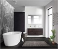 Тумба с раковиной подвесная BelBagno ALBANO 120 Rovere Nature Grigio, раковина белая 200198