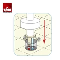 Смеситель Timo Saona 2300/16Y-CR напольный белый 2300/16Y-CR