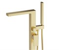 Смеситель напольный для ванны с душем Timo Selene 2210/17Y-CR золото матовое 2210/17Y-CR