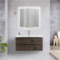 Тумба с раковиной подвесная BelBagno ACQUA 100 Rovere Nature Grigio, раковина белая 193901
