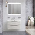 Тумба с раковиной подвесная BelBagno ACQUA 80 Rovere Vintage Bianco, раковина белая 193891