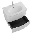 Тумба с керамической раковиной подвесная CEZARES ELETTRA 75 Bianco opaco, раковина белая 190598