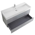 Тумба с раковиной подвесная CEZARES MOLVENO 46 120 Beton, раковина белая 190421