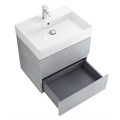 Тумба с раковиной подвесная CEZARES MOLVENO 46 60 Beton, раковина белая 190420