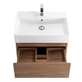 Тумба с раковиной подвесная CEZARES MOLVENO 46 60 Noce Chiaro, раковина белая 190403