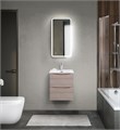 Тумба с раковиной подвесная BelBagno MARINO-CER-MINI 40 Rovere Grigio, раковина белая 206209