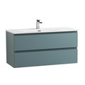 Тумба с раковиной подвесная BelBagno KRAFT 100 Голубой Матовый, раковина BB-8099-100 204860
