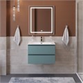 Тумба с раковиной подвесная BelBagno KRAFT 39 70 Голубой Матовый, раковина BB700/390ETL 204706