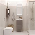 Тумба с раковиной подвесная BelBagno UNO-MINI 40 Бежевый матовый, раковина BB-8099-3-40 204163