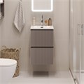 Тумба с раковиной подвесная BelBagno UNO-MINI 40 Бежевый матовый, раковина BB-8099-3-40 204163