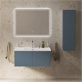 Тумба с раковиной подвесная с выдвижными ящиками CEZARES PORTOFINO 100 Blu Avio, раковина белая CZR-8002-100 203945