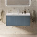 Тумба с раковиной подвесная с выдвижными ящиками CEZARES PORTOFINO 100 Blu Avio, раковина белая CZR-8002-100 203945
