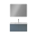 Тумба с раковиной подвесная с выдвижными ящиками CEZARES PORTOFINO 100 Blu Avio, раковина белая CZR-8002-100 203945