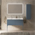 Тумба с раковиной подвесная с выдвижными ящиками CEZARES PORTOFINO 120 Blu Avio, раковина белая 50135 203941