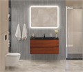 Тумба с раковиной подвесная BelBagno MARINO 100 Rovere Cillegio, раковина чёрная BB1000/445-LV-ART-PR-NERO 202840