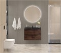 Тумба с раковиной подвесная BelBagno MARINO 80 Rovere Moro, раковина чёрная BB800/450-LV-ART-PR-NERO 202828