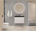 Тумба с раковиной подвесная BelBagno MARINO 80 Bianco Opaco , раковина чёрная BB800/450-LV-ART-PR-NERO 202822