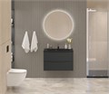 Тумба с раковиной подвесная BelBagno MARINO 80 Nero Lucido, раковина чёрная BB800/450-LV-ART-PR-NERO 202821