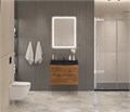 Тумба с раковиной подвесная BelBagno MARINO 60 Rovere Nature, раковина чёрная BB600/450-LV-ART-AST-NERO 202815