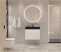 Тумба с раковиной подвесная BelBagno MARINO 60 Bianco Opaco, раковина чёрная BB600/450-LV-ART-AST-NERO 202811